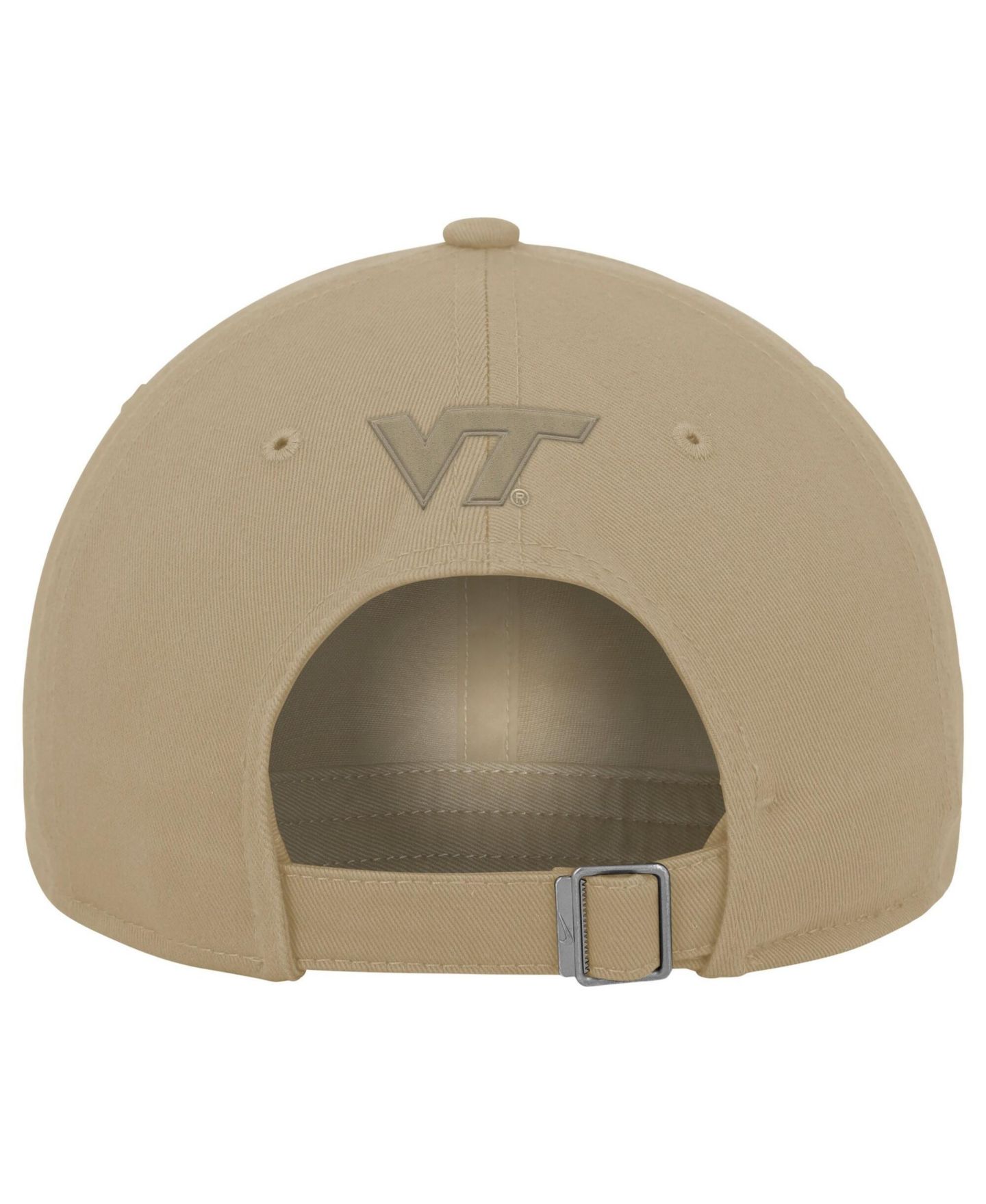 Мужская кепка Nike Beige Virginia Tech Hokies Club Adjustable Hat — фото 2