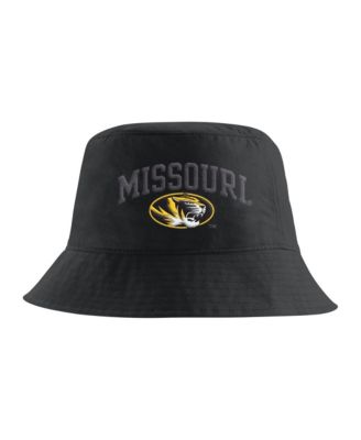Men's Black Missouri Tigers Apex Striped Bucket Hat