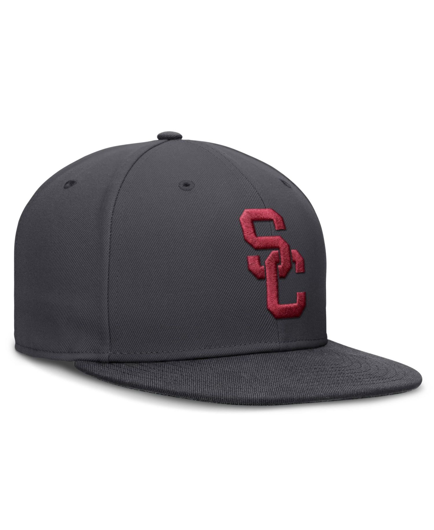 Men's Anthracite USC Trojans Pro Dri-FIT Fitted Hat