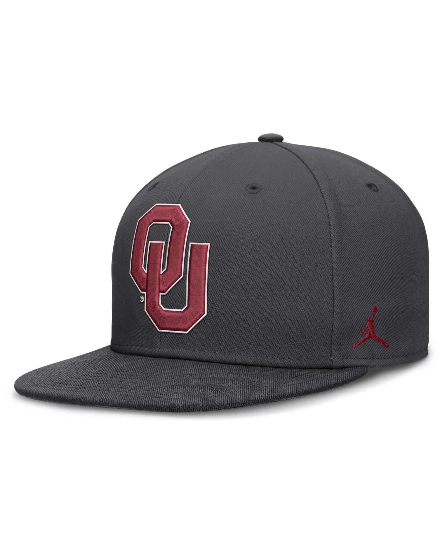 Men's Anthracite Oklahoma Sooners Pro Dri-FIT Fitted Hat