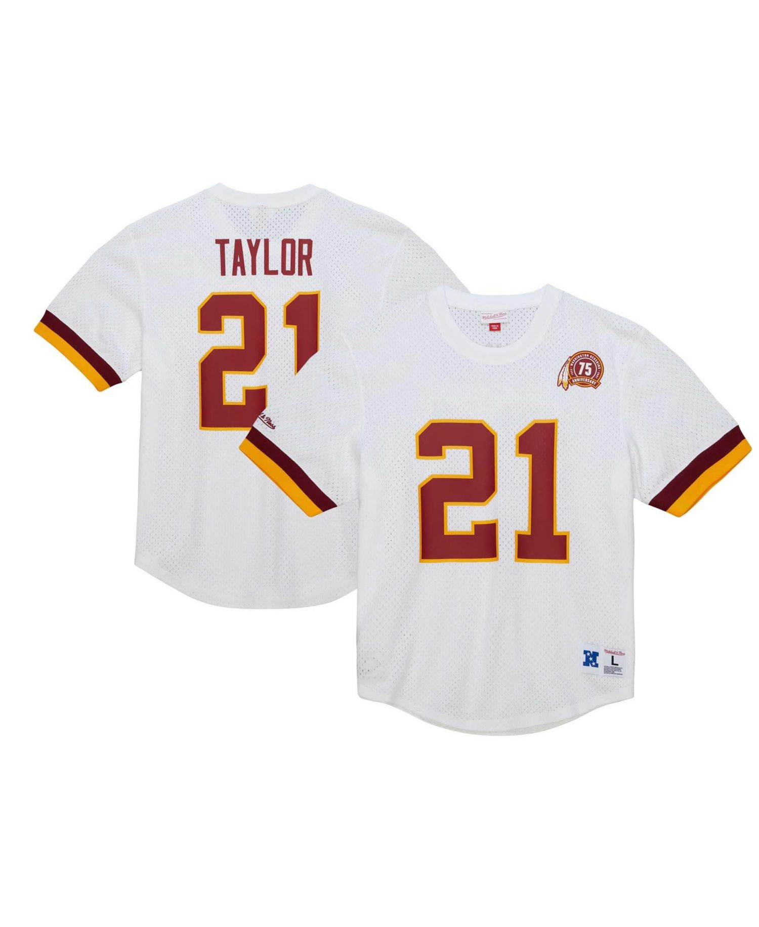 Men's Sean Taylor White Washington Commanders Retired Player Name & Number Mesh Top