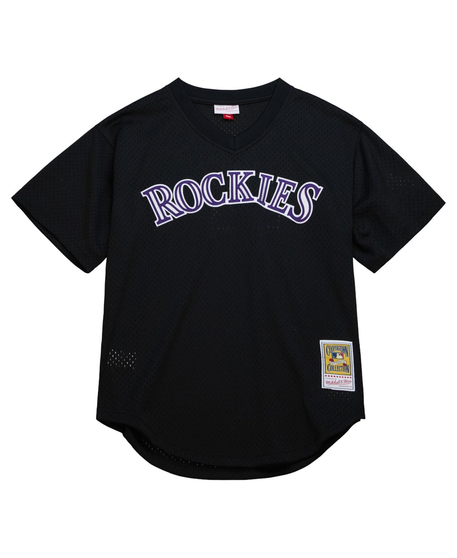 Men's Todd Helton Black Colorado Rockies Authentic Batting Practice Jersey