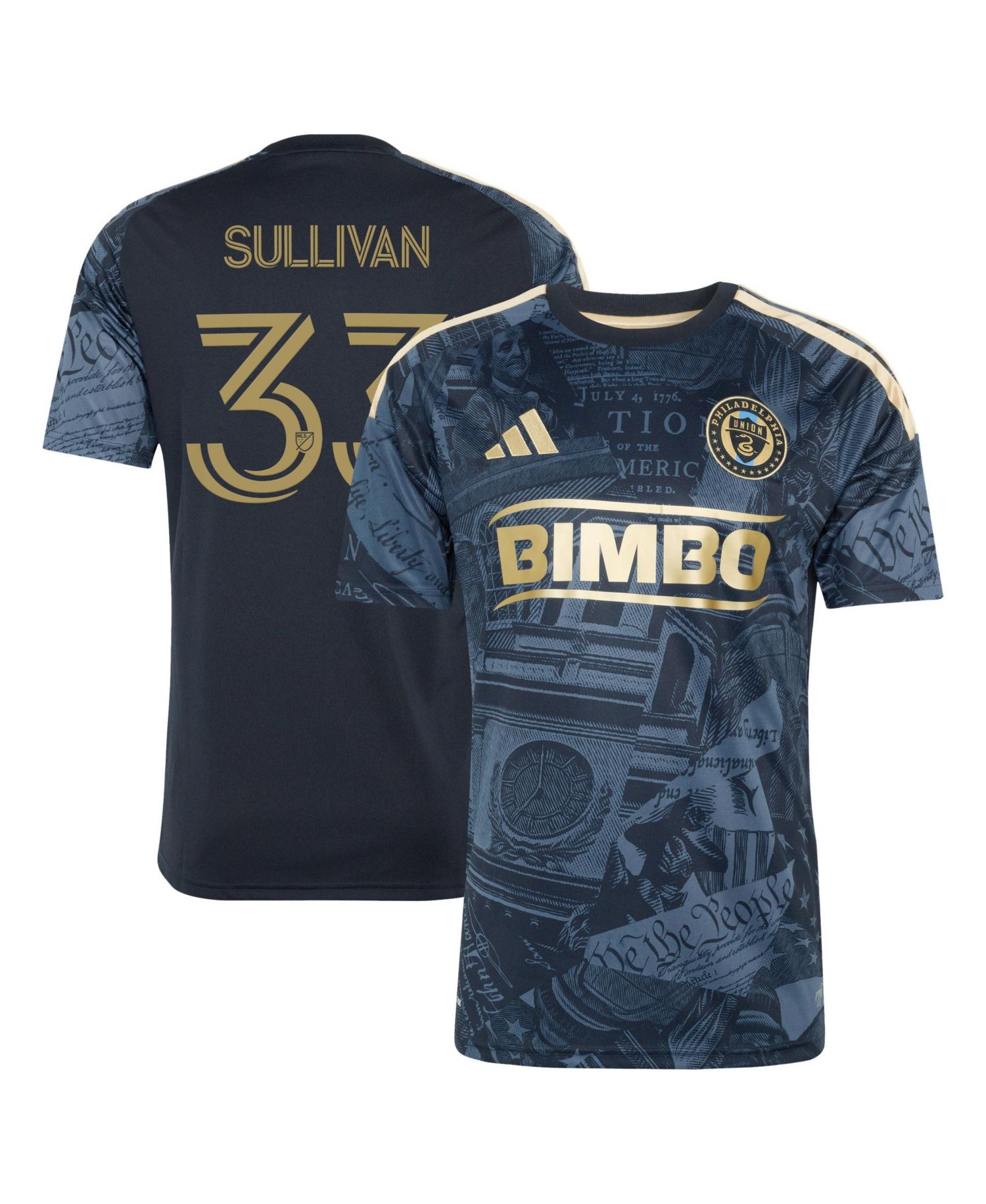 Men's Quinn Sullivan Navy Philadelphia Union 2026 1776 Kit Replica Jersey