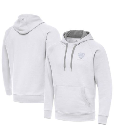 Мужское худи Antigua White Chicago Bears Victory Pullover