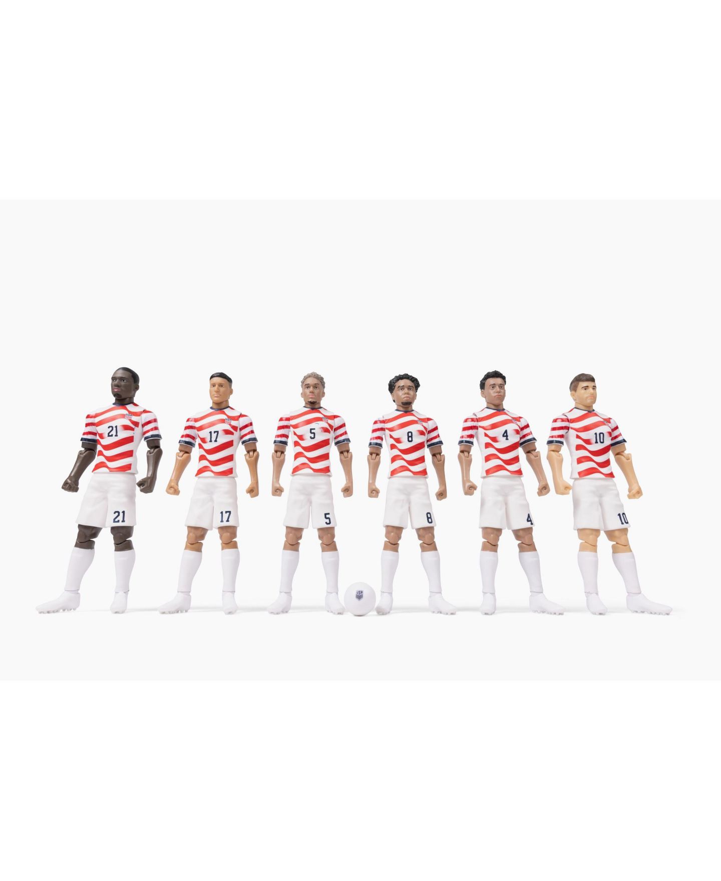 Детская фигурка Banbo Toys Christian Pulisic Usmnt 8" Articulated Collectible Action Figure, 14 Years & Up — фото 3