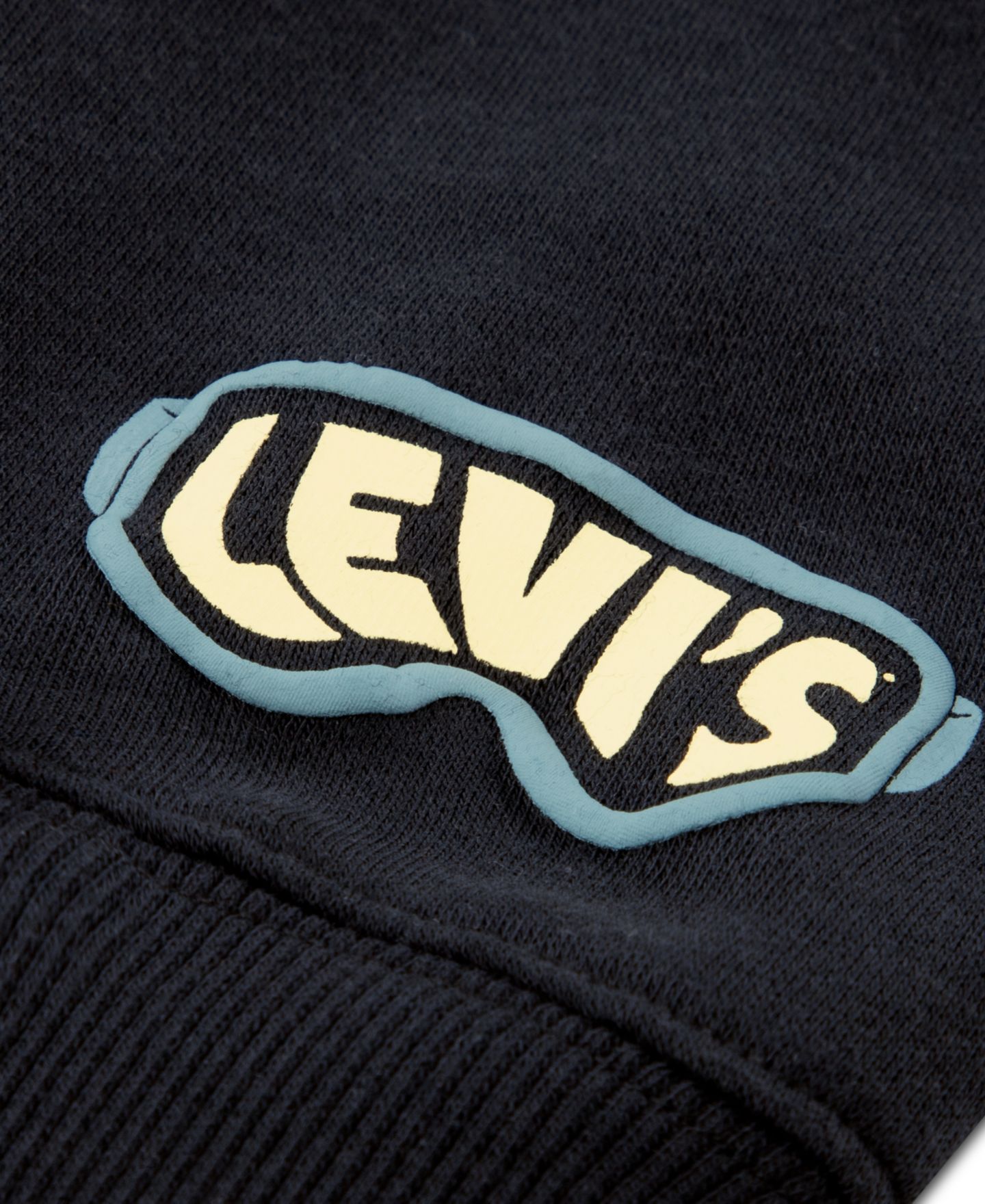 Худи Levi's Winter Smiley Graphic Full-Zip для мальчиков, цвет: Чёрный — фото 5