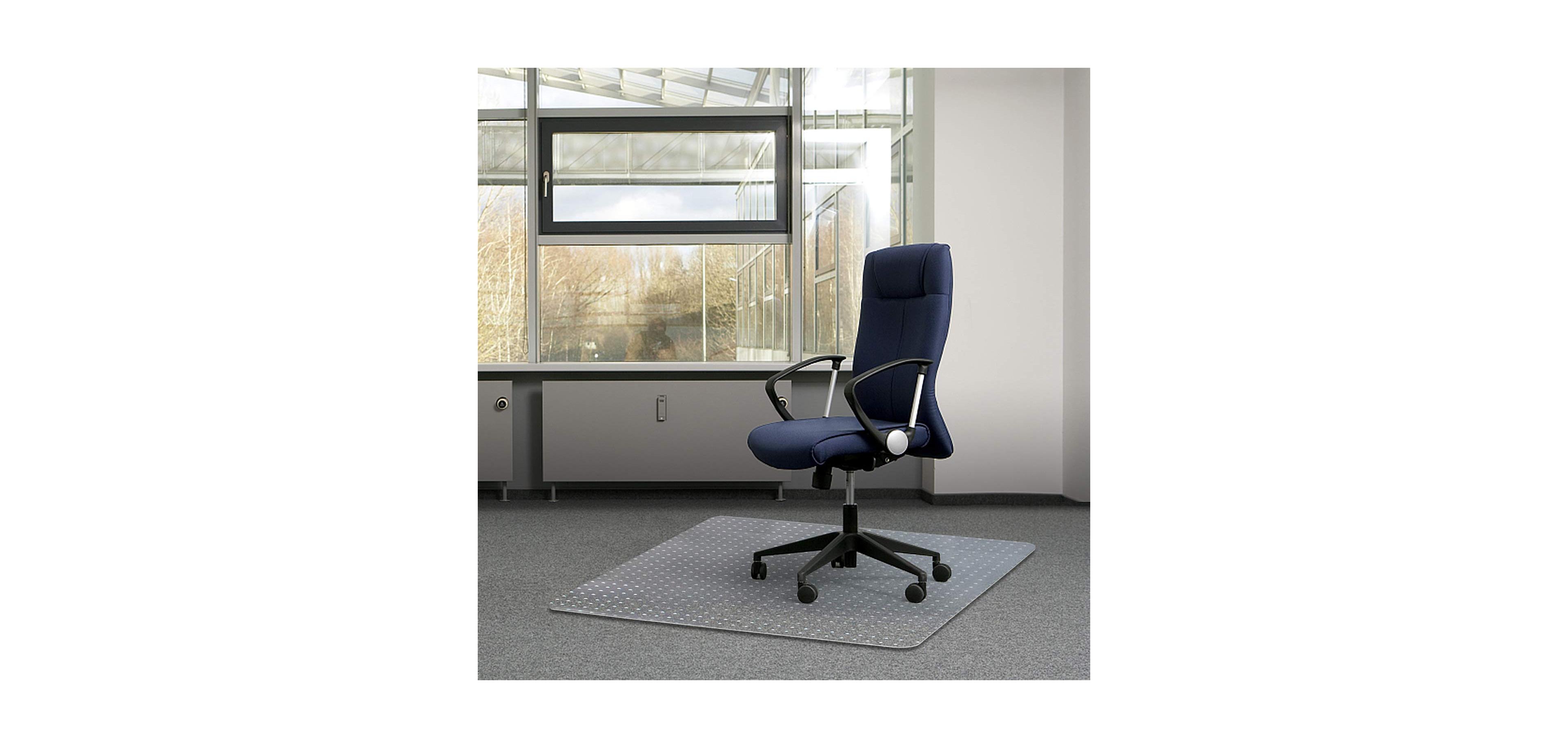 Danrong Thick Pvc Office Chair Mat For Low No Pile Carpeted Floors With Studs