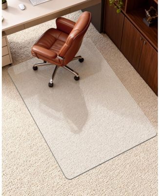 Hard Frosted PET Chair Mat Anti Slip Heavy Duty Protector For Office Home