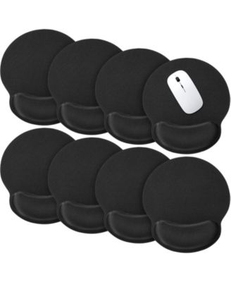 Ergonomic Gel Wrist Rest 8-Pack Mouse Pads, Compatible with Optical, Wireless, Mechanical, and Laser Mice