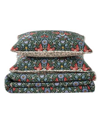 Holiday Printed Microfiber Quilt Set