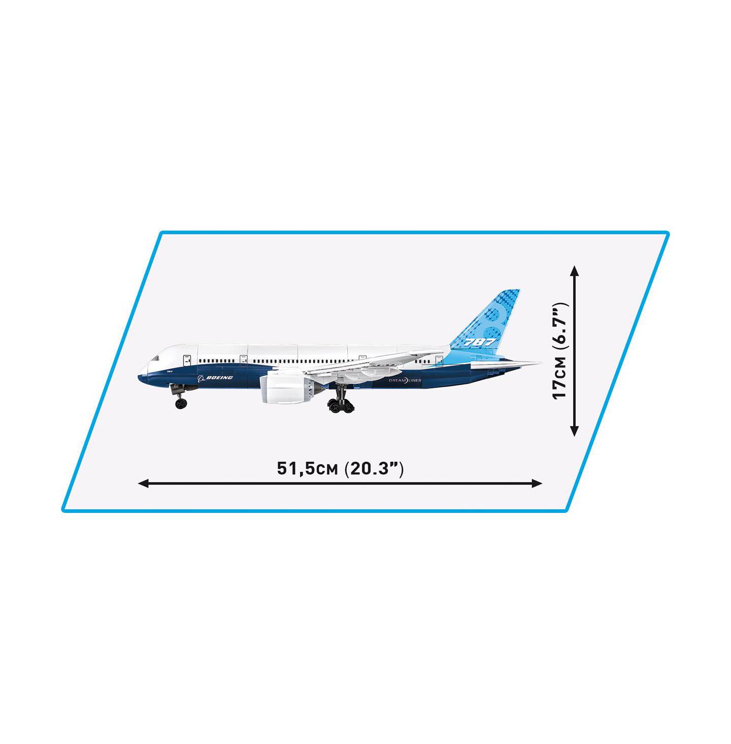 Детский конструктор COBI Boeing 787-8 Dreamliner 836-Piece Building Set, Ages 9+ — фото 3