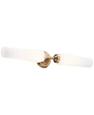 Truby 25 3/4" Wide Champagne Bronze 2-Light Bath Light