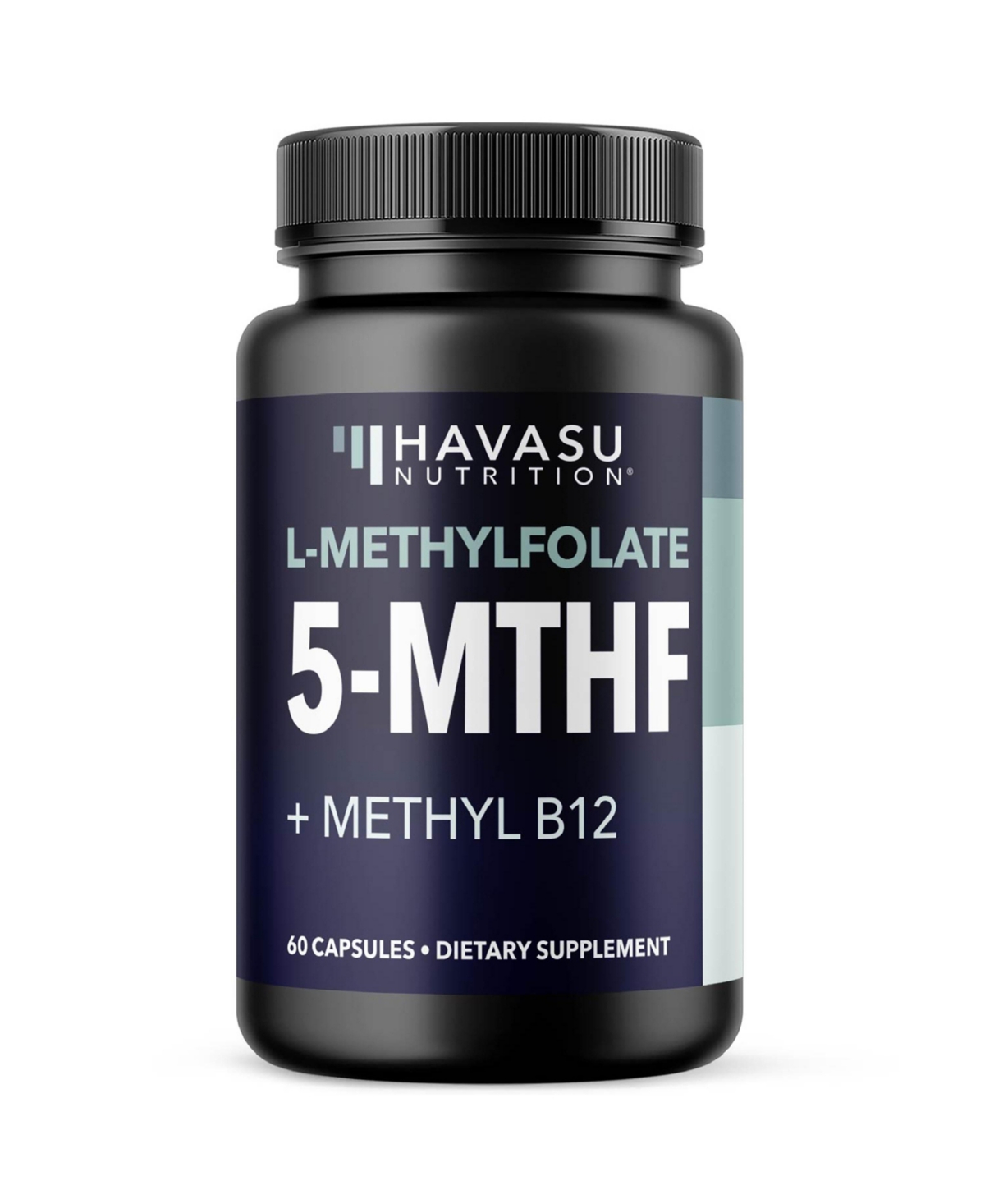 L-Methylfolate 15mg plus Methyl B12 5-mthf Methylfolate Supplement 25,000mcg Dfe Folate plus 1,000mcg Vitamin B12 60 Capsules
