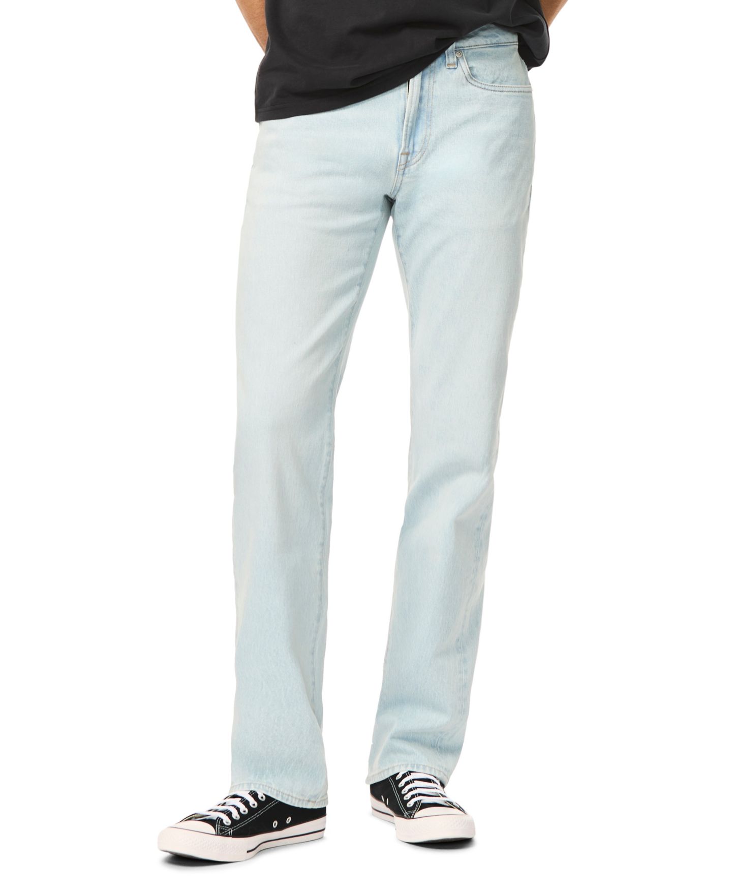Мужские джинсы Buffalo David Bitton Relaxed Straight Driven Light Rinse Denim Jeans, цвет: Индиго — фото 1