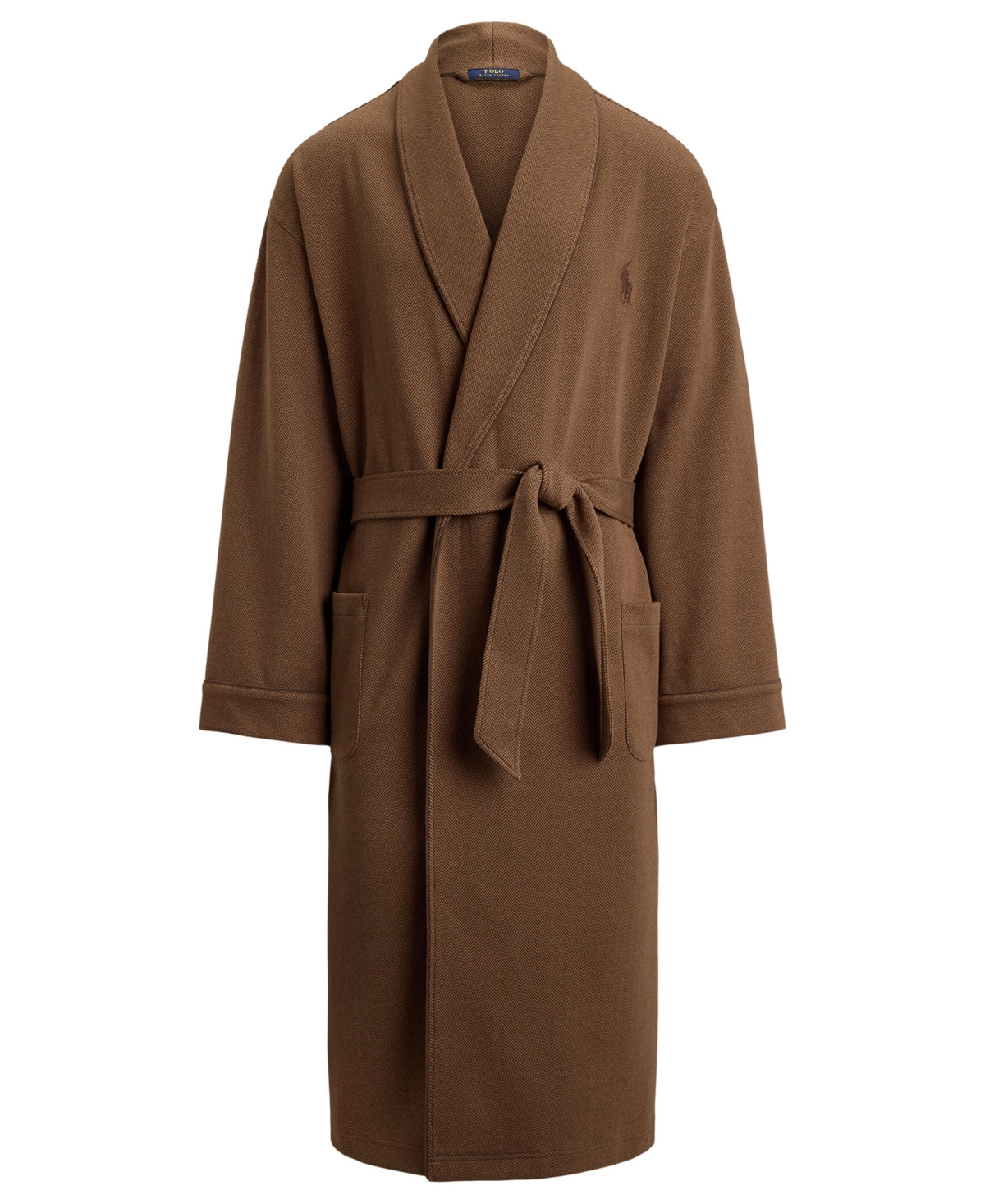 Polo Ralph Lauren Men's Jacquard-Knit Herringbone Robe