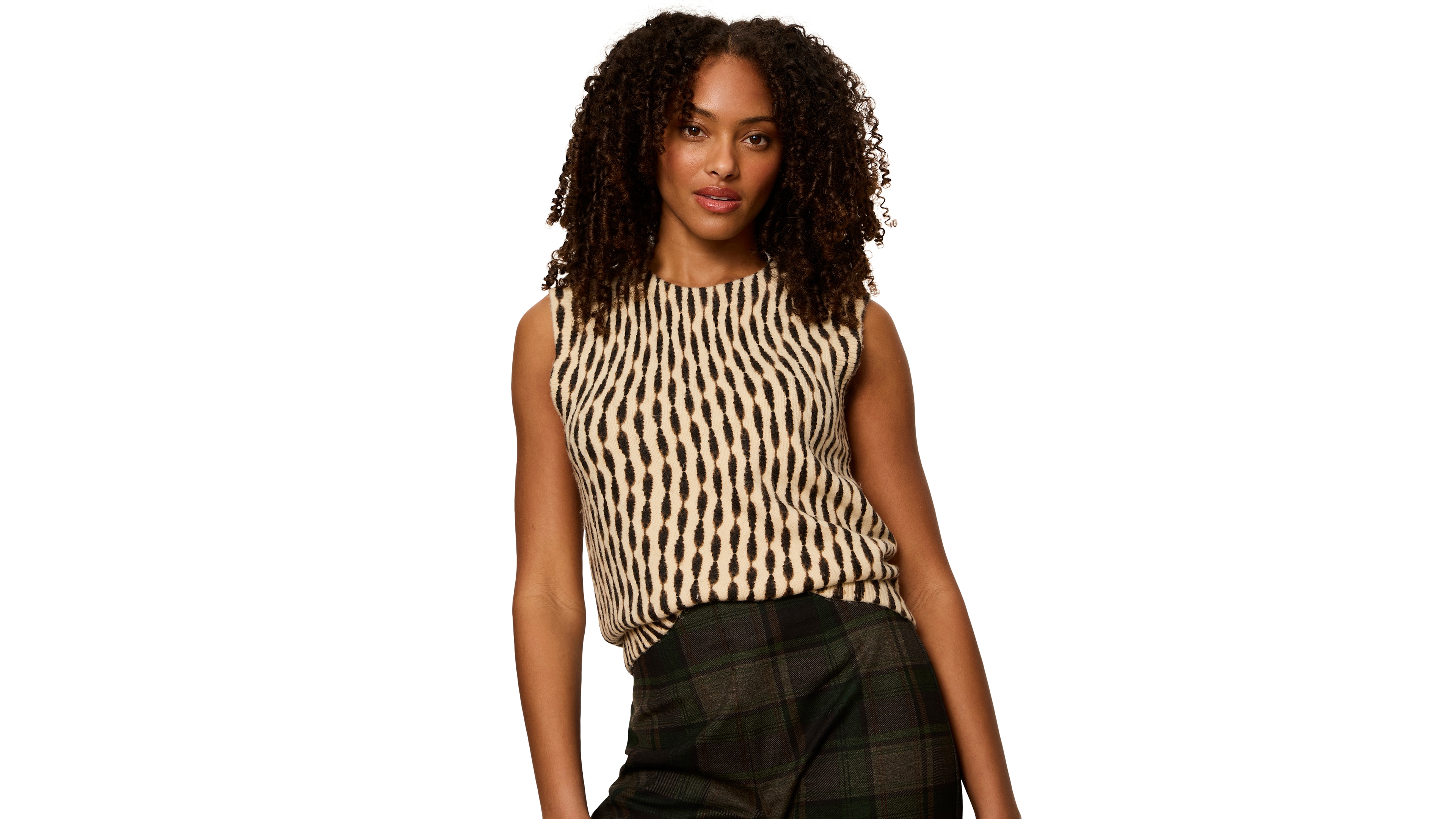 Sanctuary Women's Printed Sleeveless Sweater