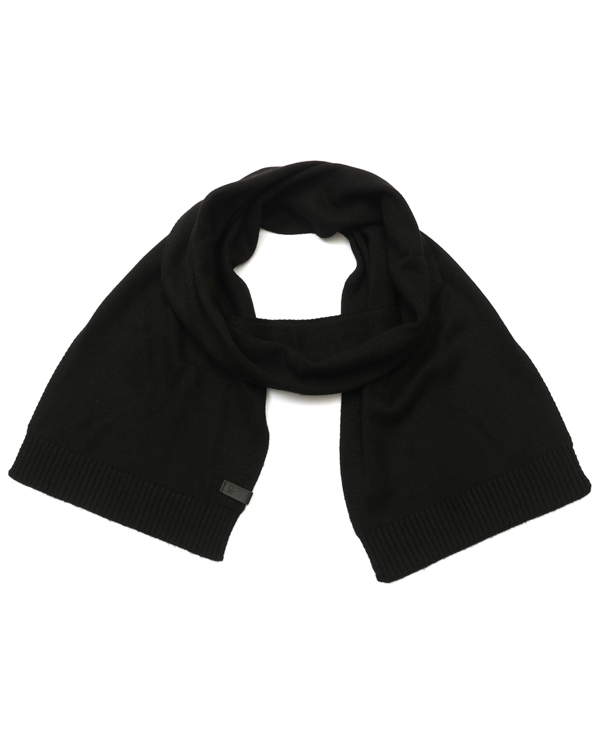Calvin Klein Ribbed-Knit Rib Cuff Scarf