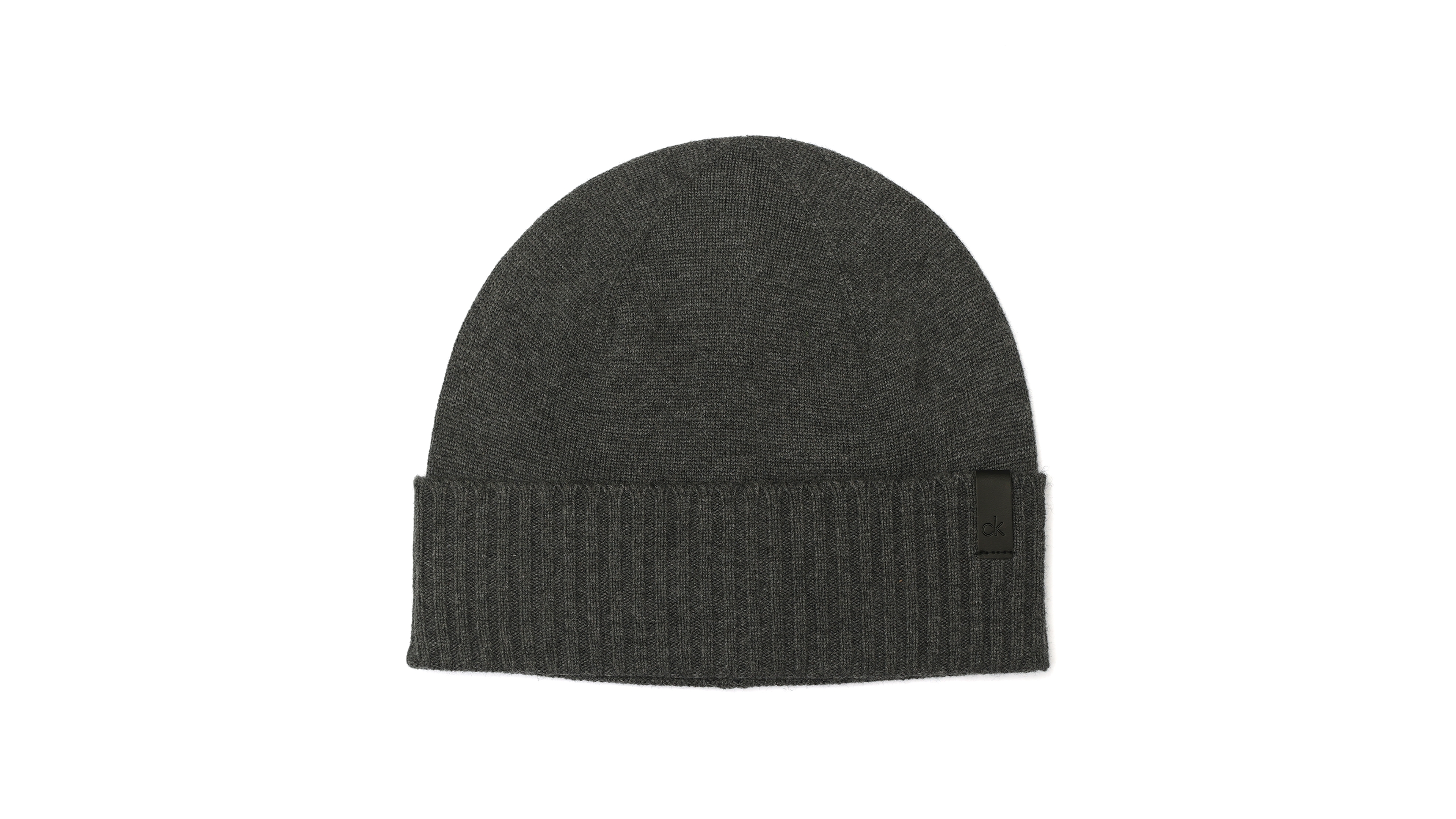 Calvin Klein Ribbed-Knit Stretch-Fit Beanie
