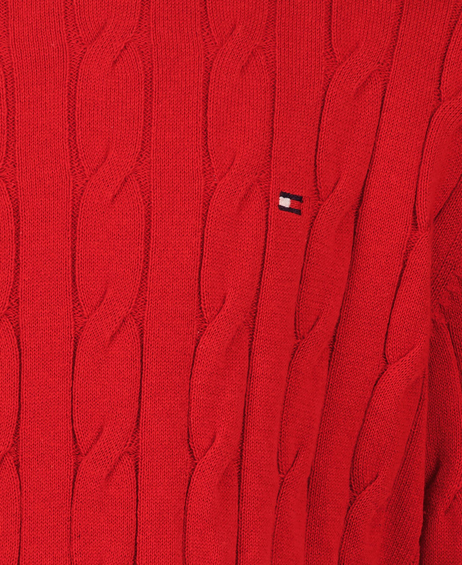 Men's Cable Knit Crewneck Sweater