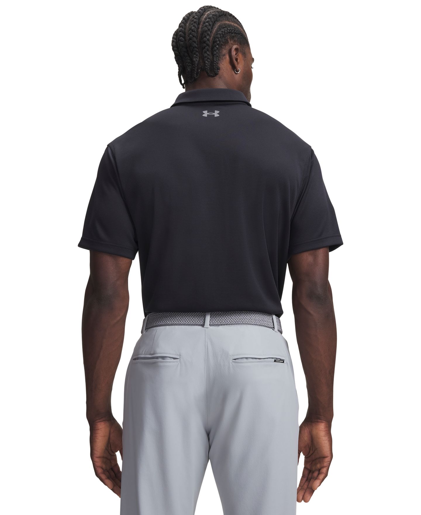 Мужское поло Under Armour Tech Short-Sleeve Polo Shirt, цвет: Чёрный — фото 3