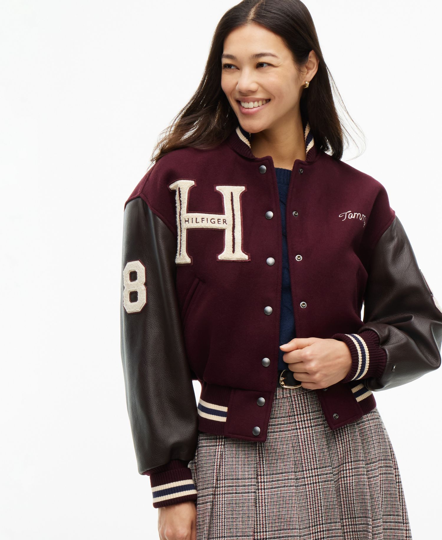 Women's Wool-Blend Varsity Jacket