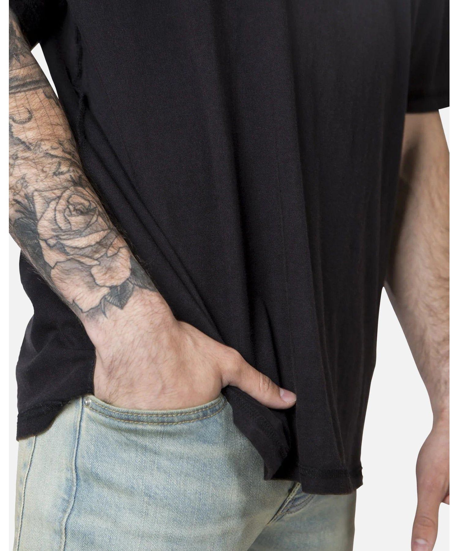 Men's Inside Out Oversized Dropped-Shoulder T-Shirt