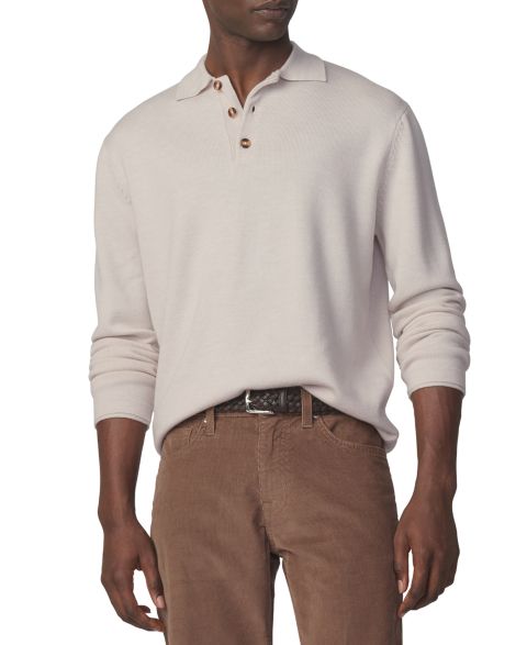 Мужской свитер Joe's Jeans Merino Wool Polo Regular-Fit, цвет: Ancient Scroll