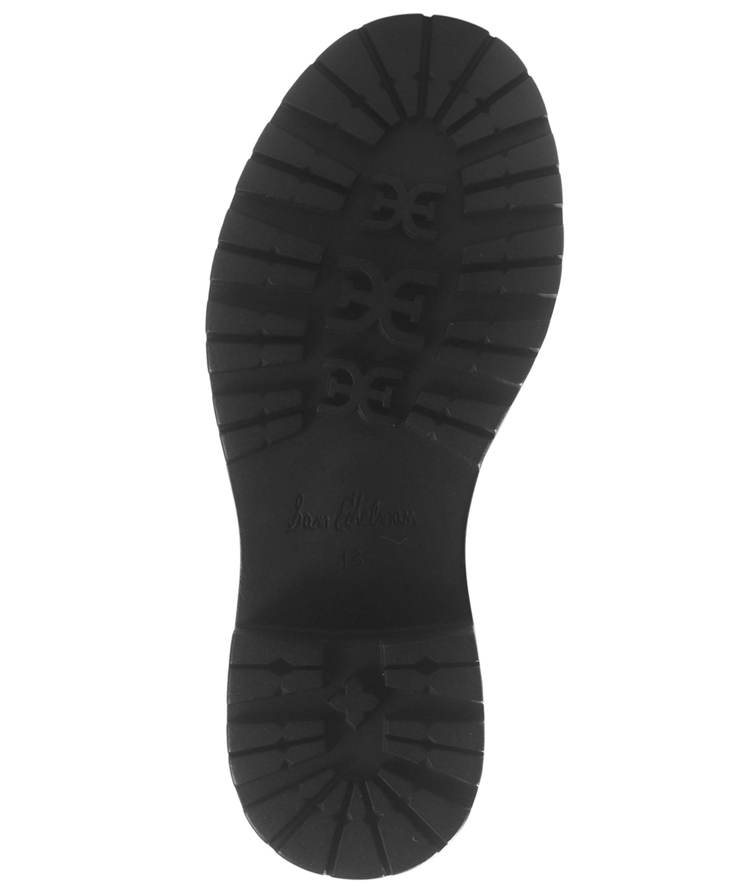 Балетки Sam Edelman Lenny Stones Round-Toe Patent Heart Charm Flats для девочек, цвет: Чёрный лаковый — фото 5