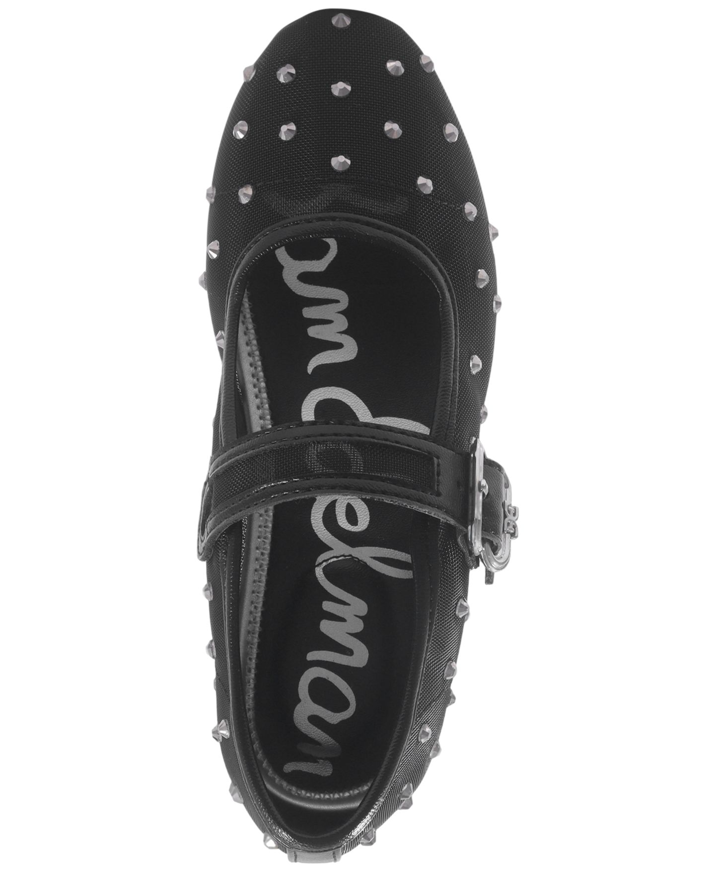 Балетки Sam Edelman Maeve Instep Strap Flats для девочек, цвет: Чёрный — фото 4