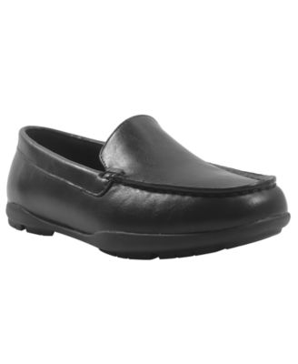 Boys' Jason Venetian Round-Toe Moc-Toe Stitching Loafers