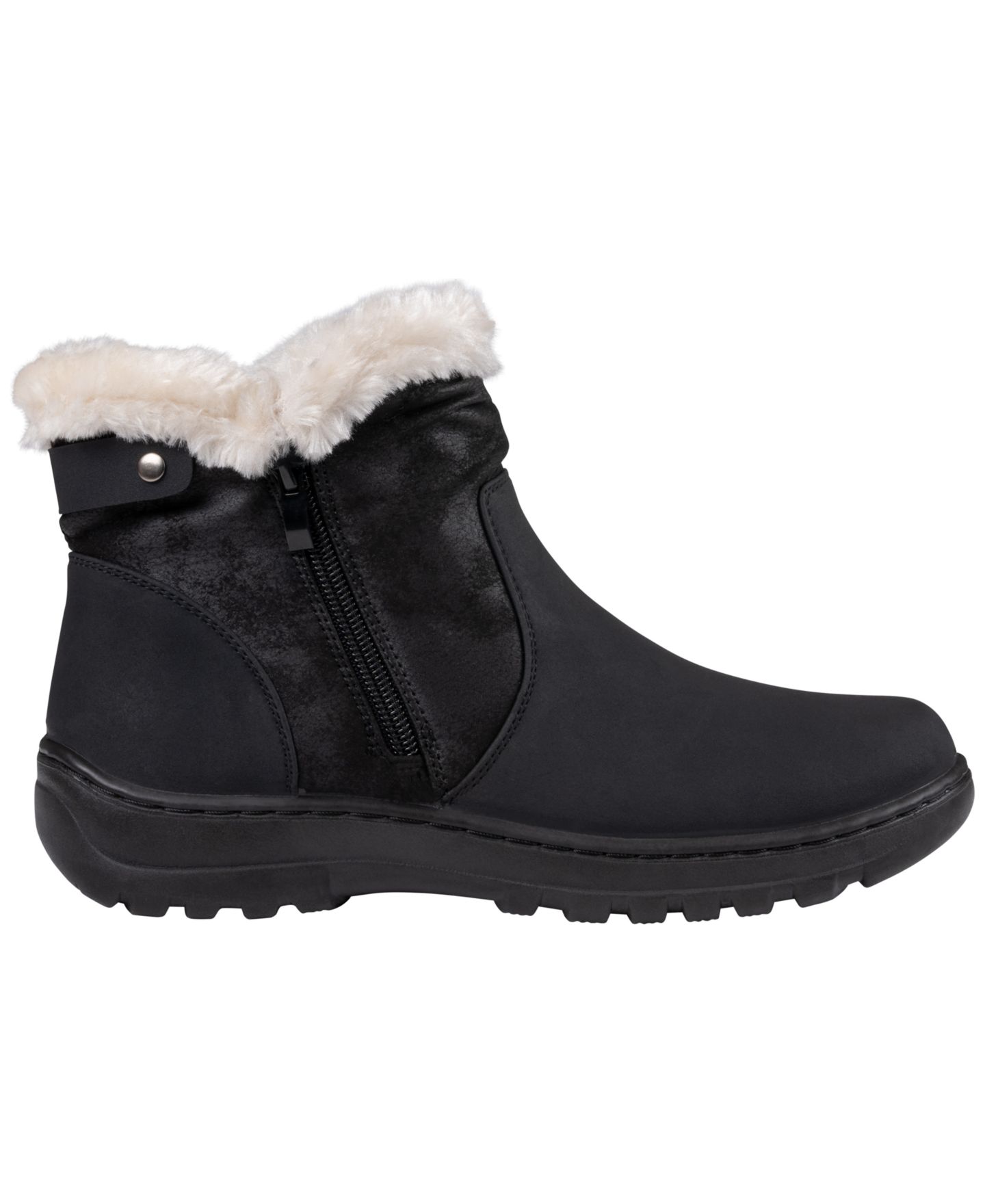 Женские ботинки GC Shoes Wesley Lug Sole Cozy Ankle Booties, цвет: Чёрный — фото 2