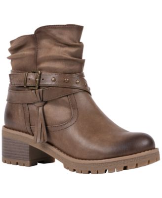 Women's Pauline Lug Sole Slouchy Booties