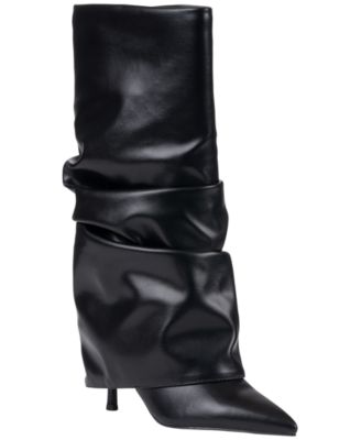 Women's Axel Slouchy Pointed-Toe Kitten-Heel Boots