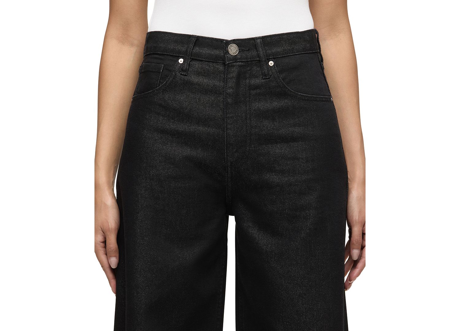 Women's Bailey High-Rise Barrel Wide-Leg Denim Jeans