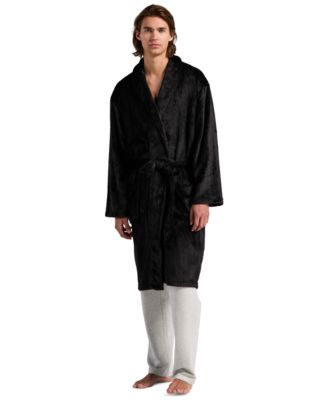 Men's Fleece-Herringbone Robe