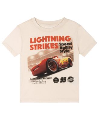 Cars Lightning McQueen Toddler Boys' Short Sleeve T-Shirt