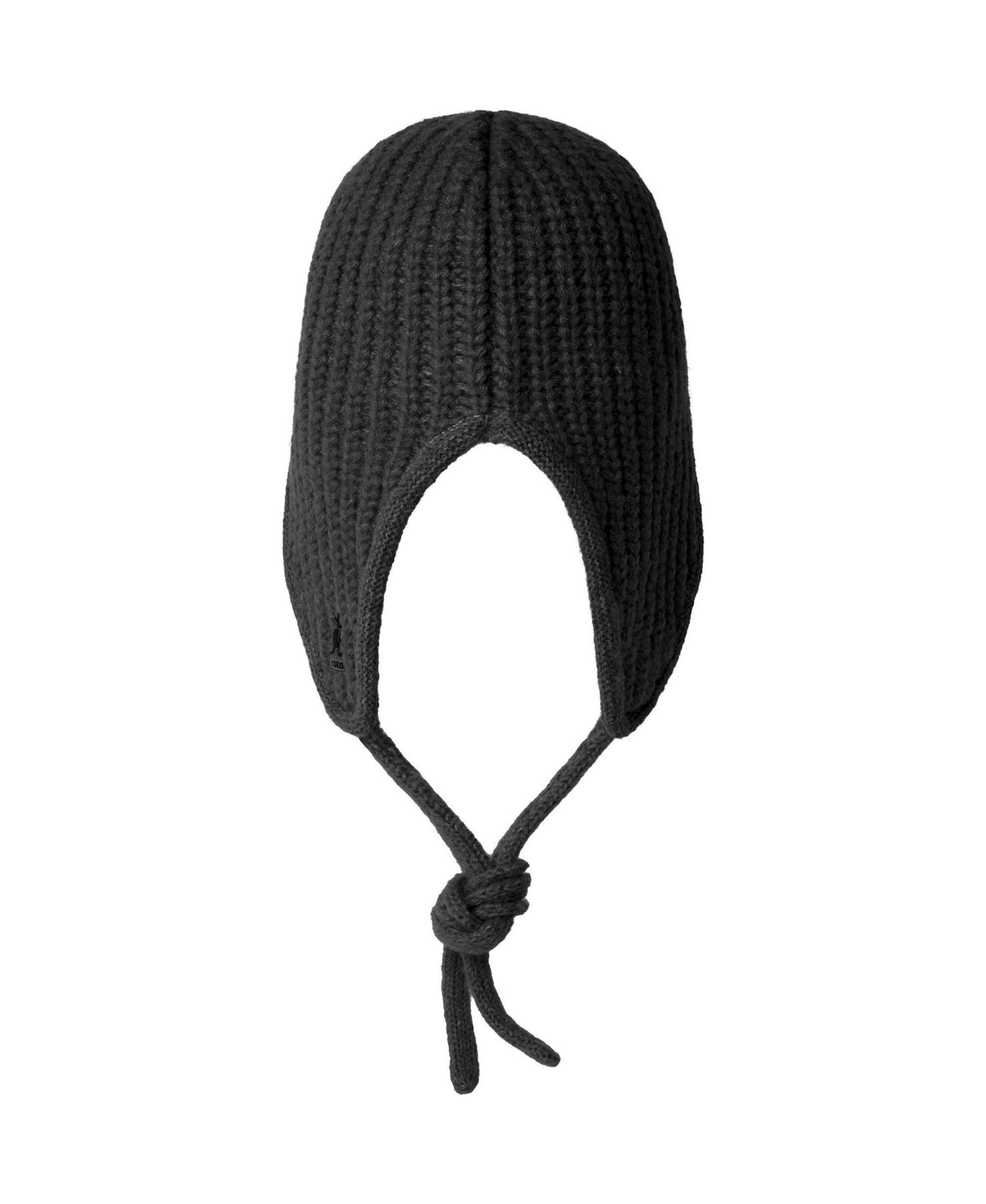 Ribbed-Knit Trapper Hat