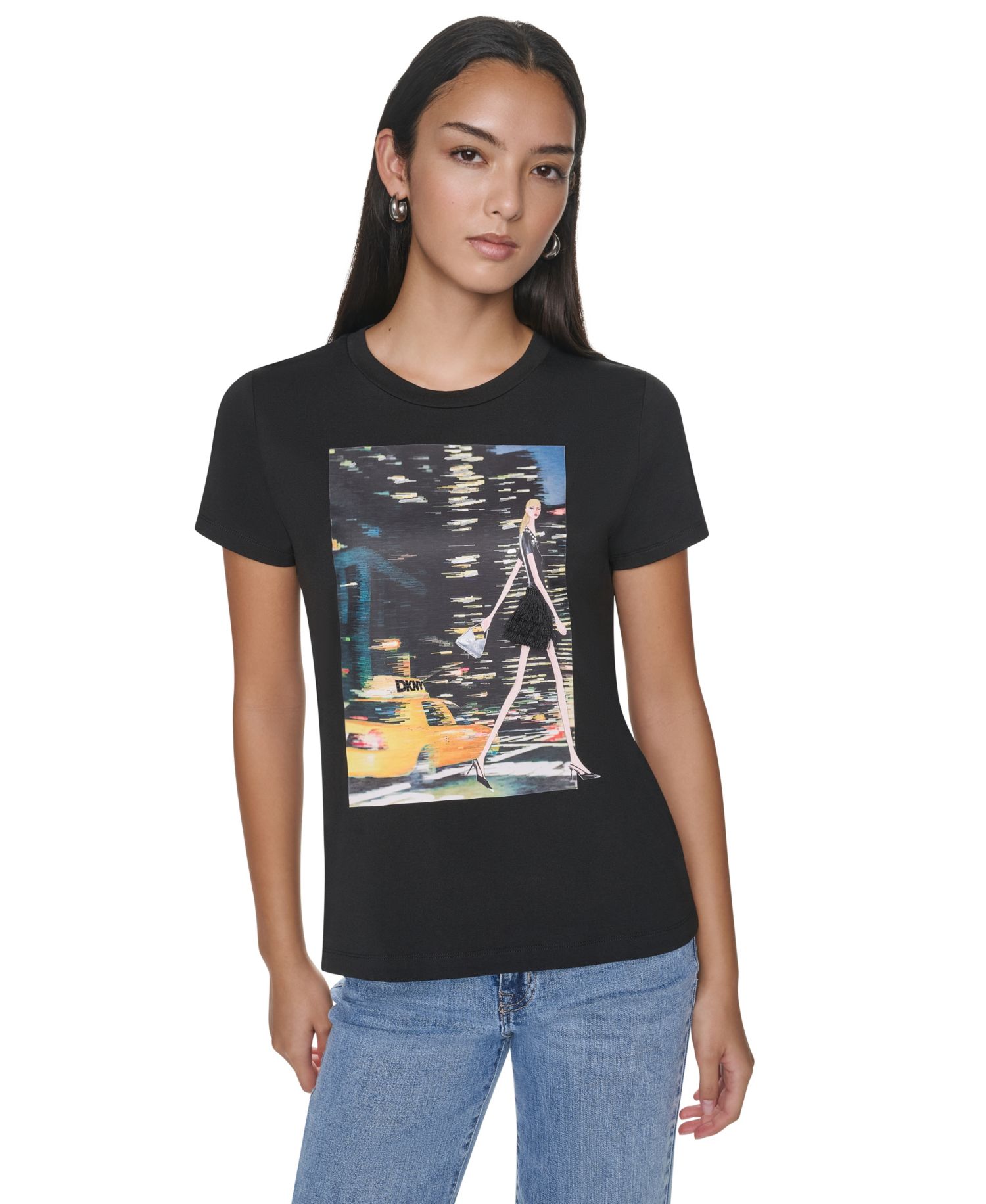 Women's NYC Nights Short-Sleeve Crewneck T-Shirt