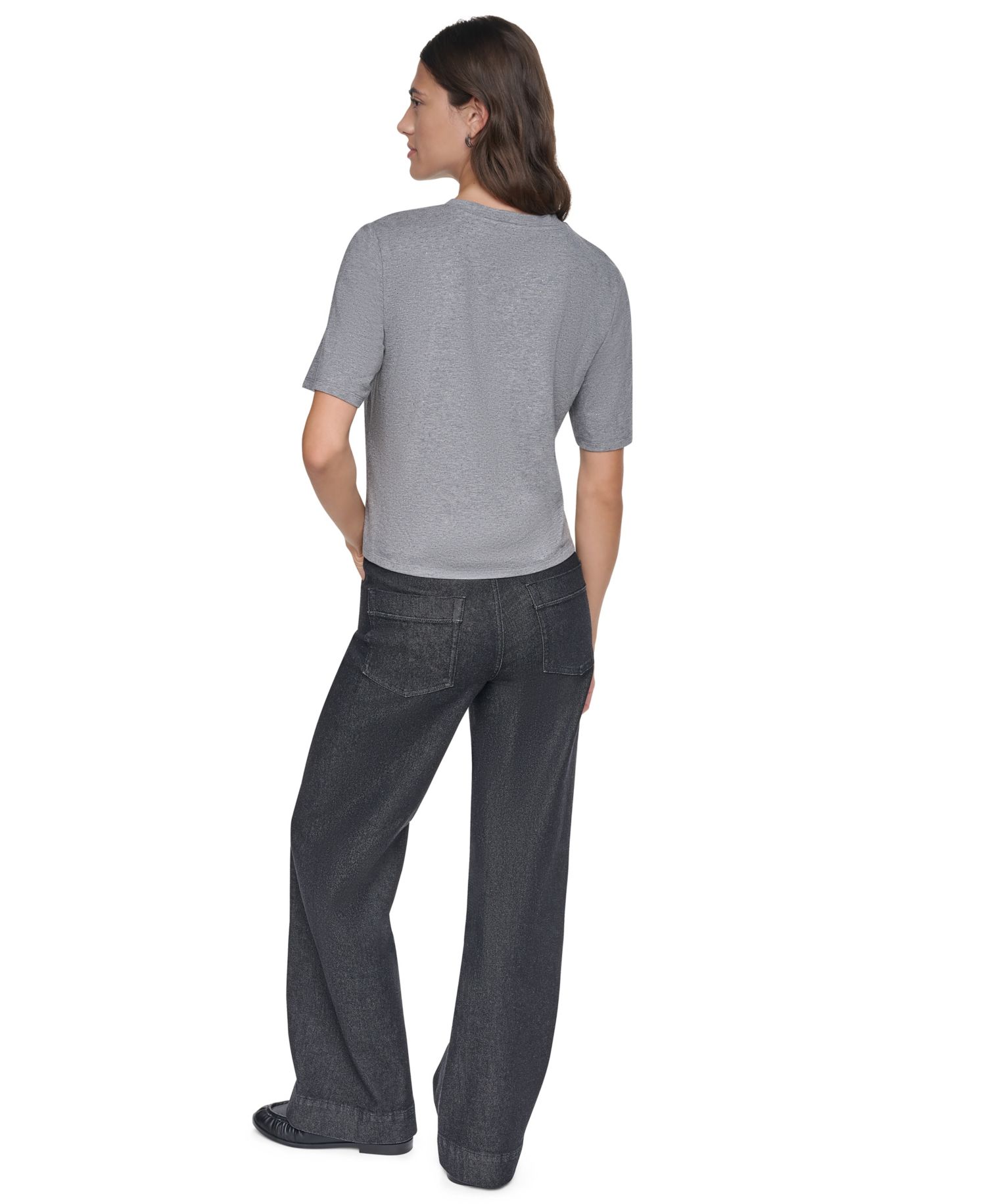 Women's Embellished Crewneck Top