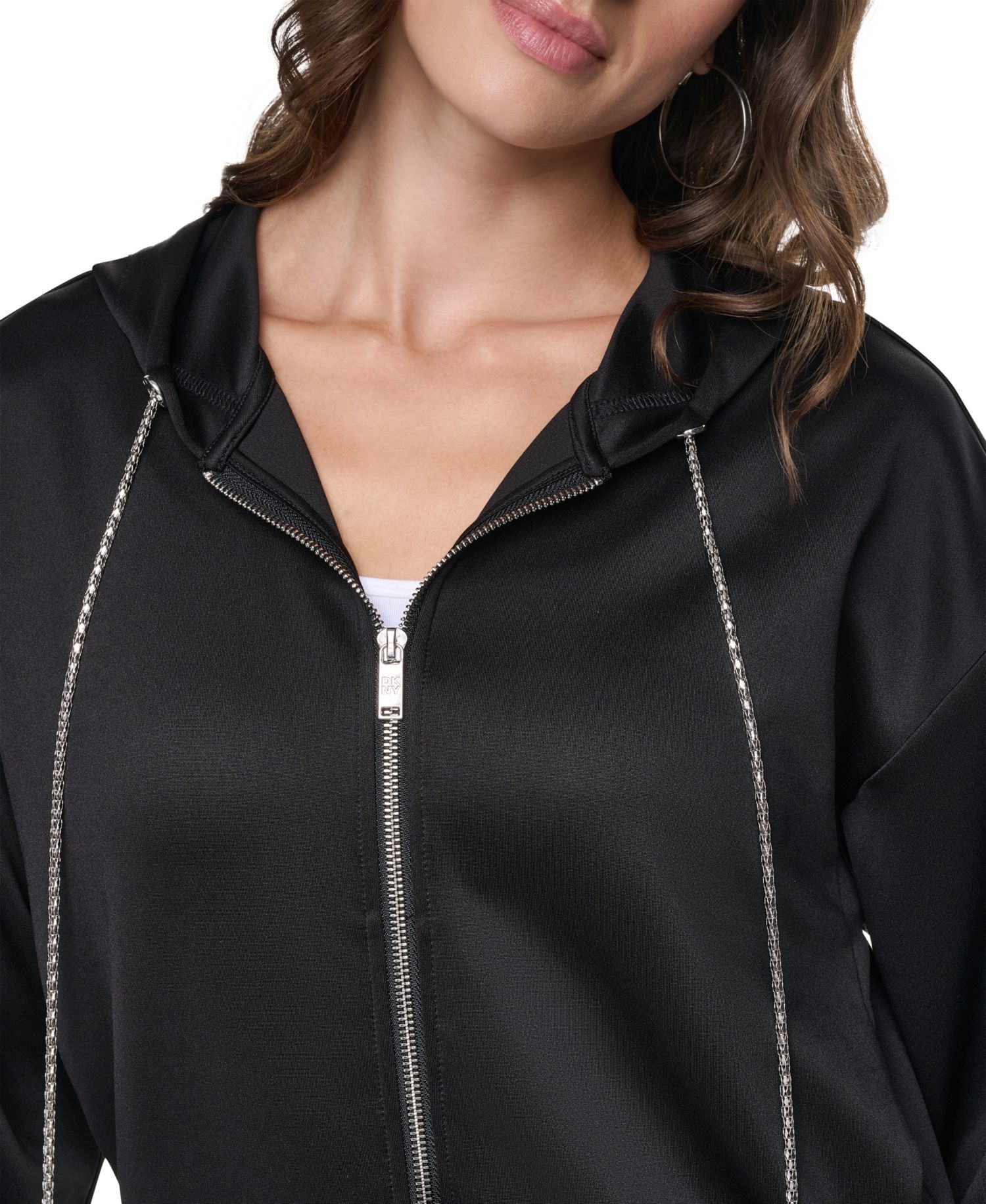 Women's Chain Cord Full Zip Hoodie