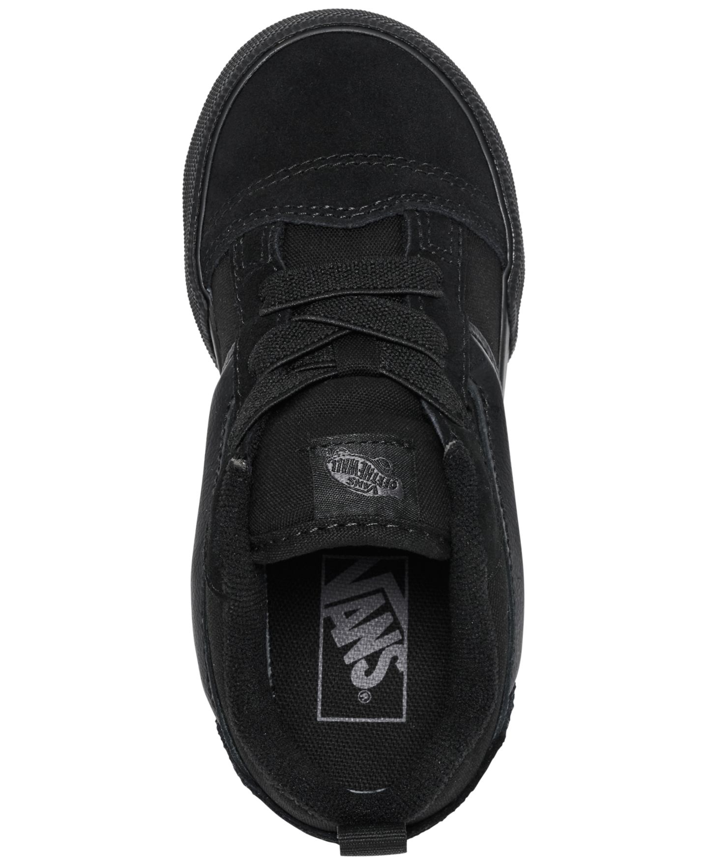 Детские низкие кеды Vans Knu Skool для малышей, цвет: Чёрный — фото 5