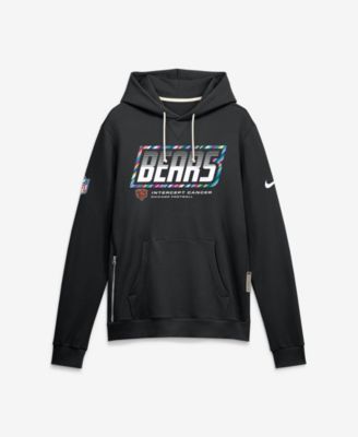 Men's Black Chicago Bears 2026 NFL Cruical Catch Sideline Dri-Fit Pullover Hoodie