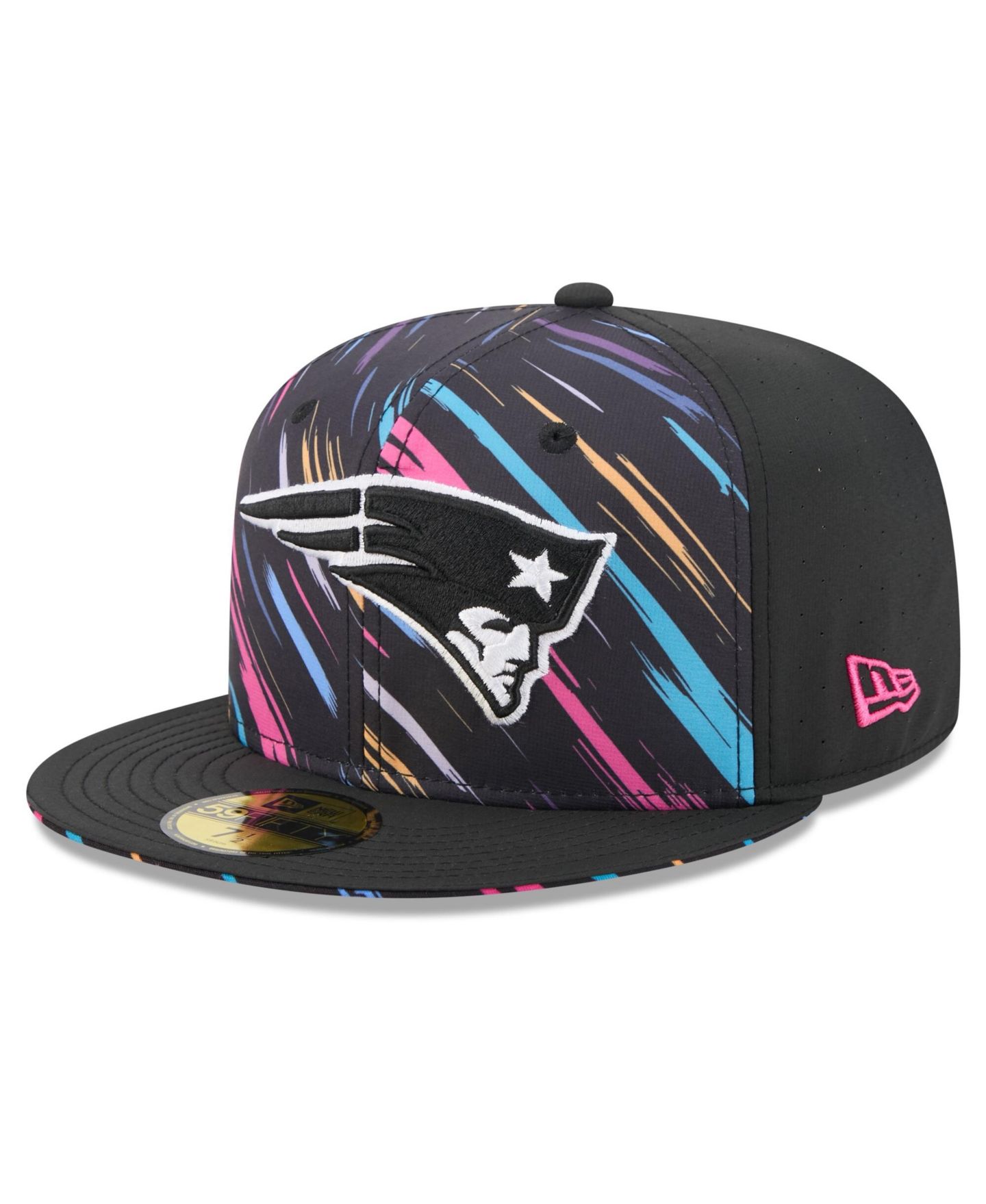 Мужская кепка New Era Black New England Patriots 2026 NFL Cruical Catch 59FIFTY Fitted Hat — фото 4