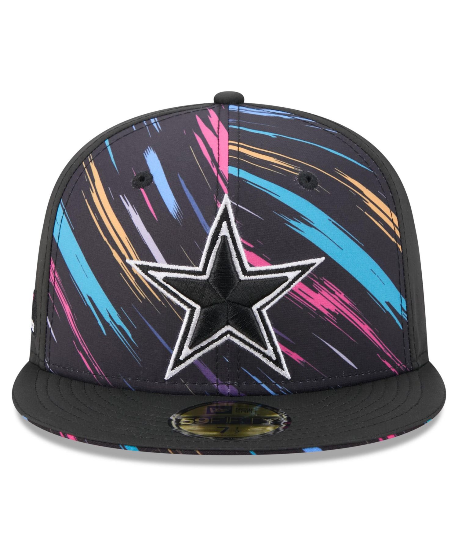 Men's Black Dallas Cowboys 2026 NFL Cruical Catch 59FIFTY Fitted Hat