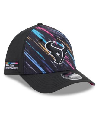 Men's Black Houston Texans 2026 NFL Cruical Catch 39THIRTY M-Crown Stretch Hat