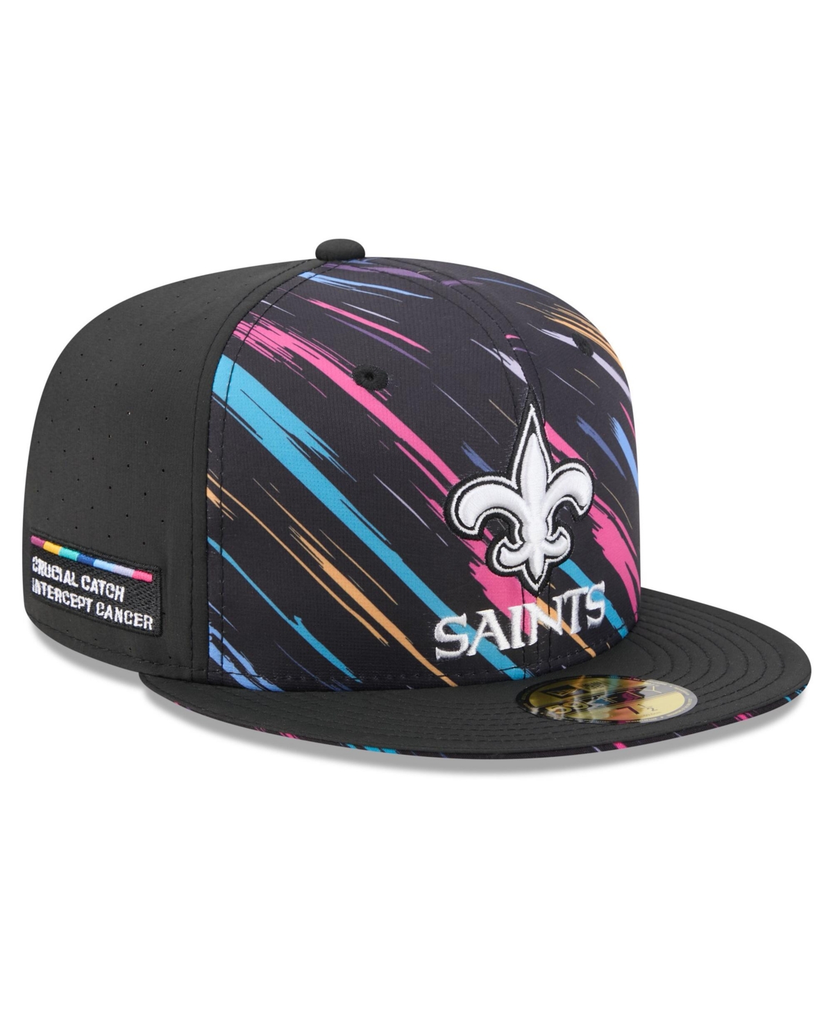 New Era Men's Black New Orleans Saints 2026 Nfl Cruical Catch 59FIFTY Fitted Hat - Black