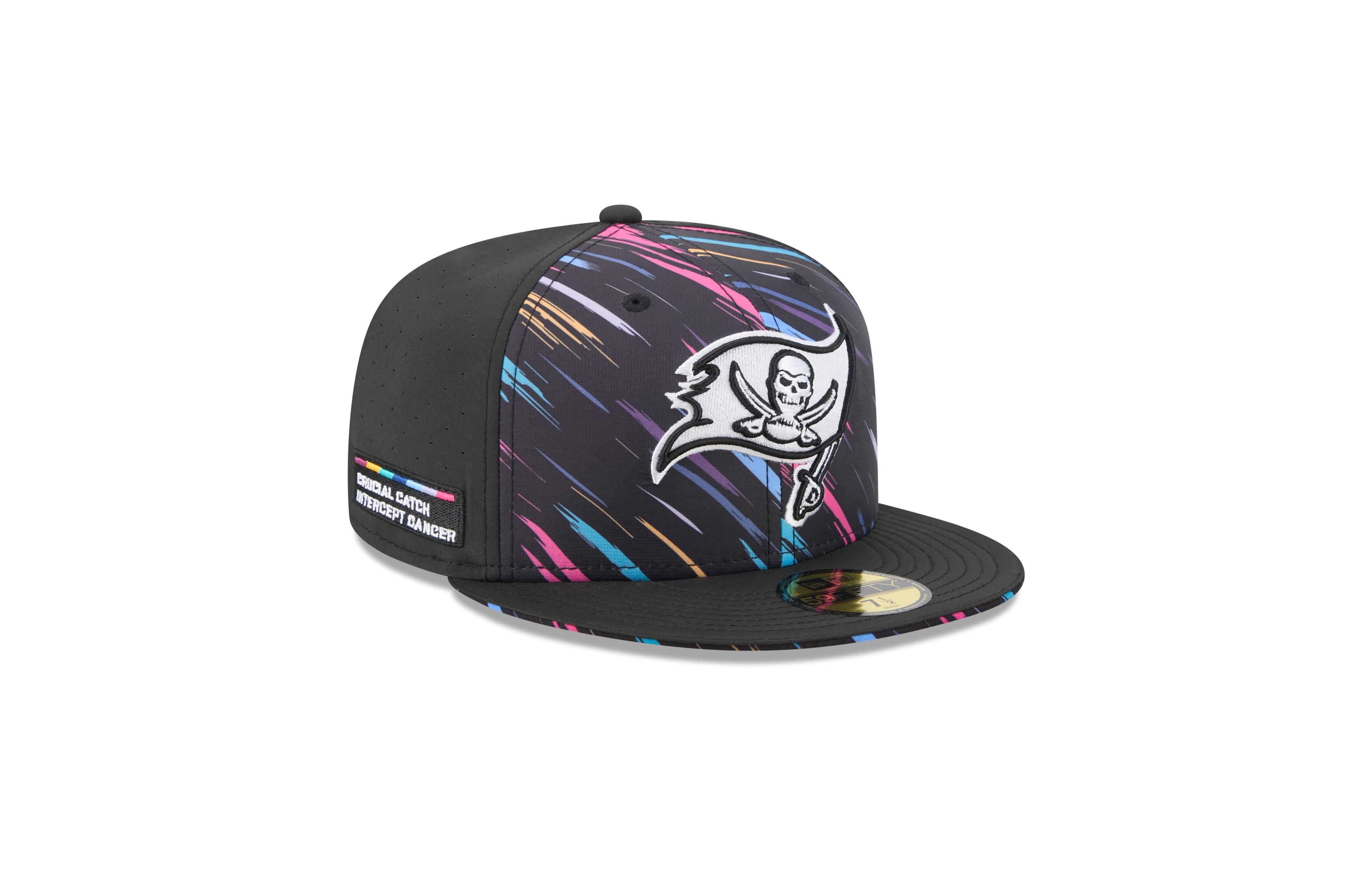 New Era Men's Black Tampa Bay Buccaneers 2026 Nfl Cruical Catch 59FIFTY Fitted Hat