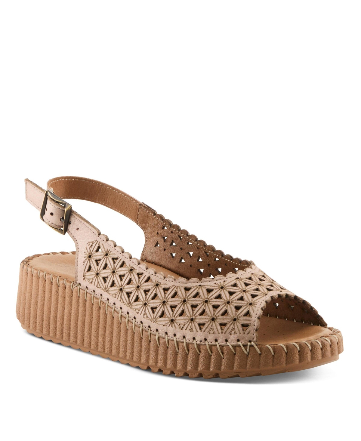Spring Step Women's Rowyn Slingback Wedge with Cushioned Insole