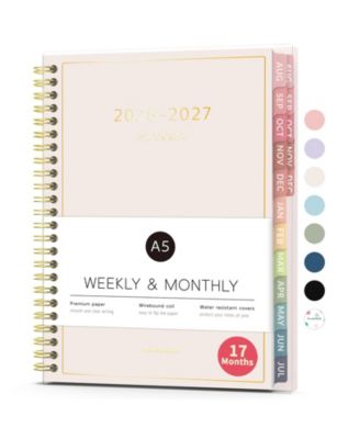 17 Month Academic Planner Weekly Monthly Calendar For School Students Teachers