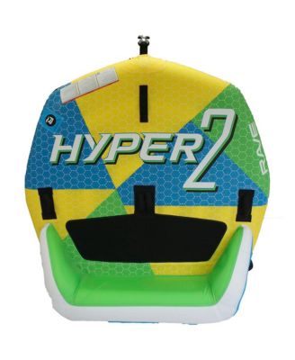 Hyper 2 Couch-Style Boat-Towable Tube, 68"L x 71"W x 26"H, For 1–2 Riders, Ages 12+